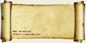 David Stamenković vizit kartica